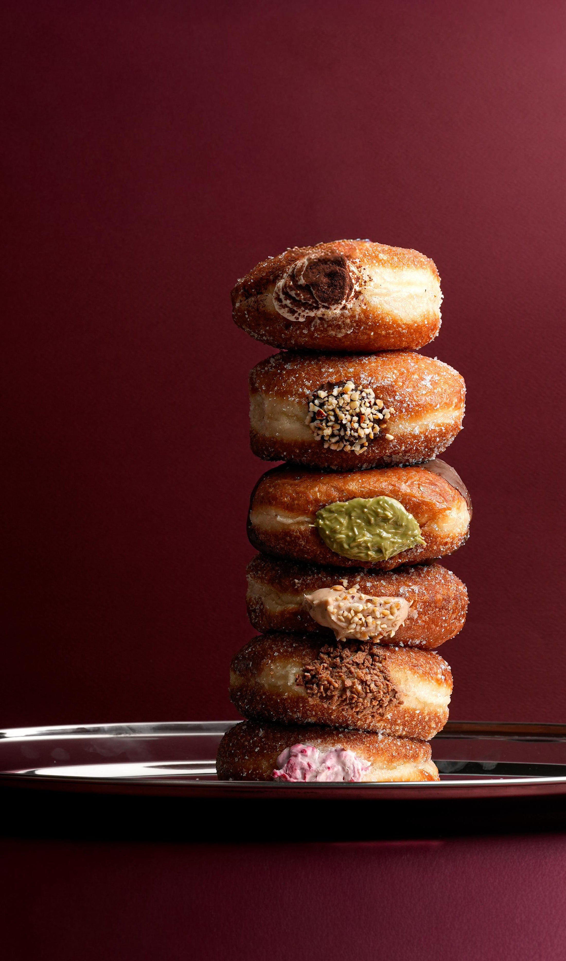 Box de beignets fourrés façon tiramisu