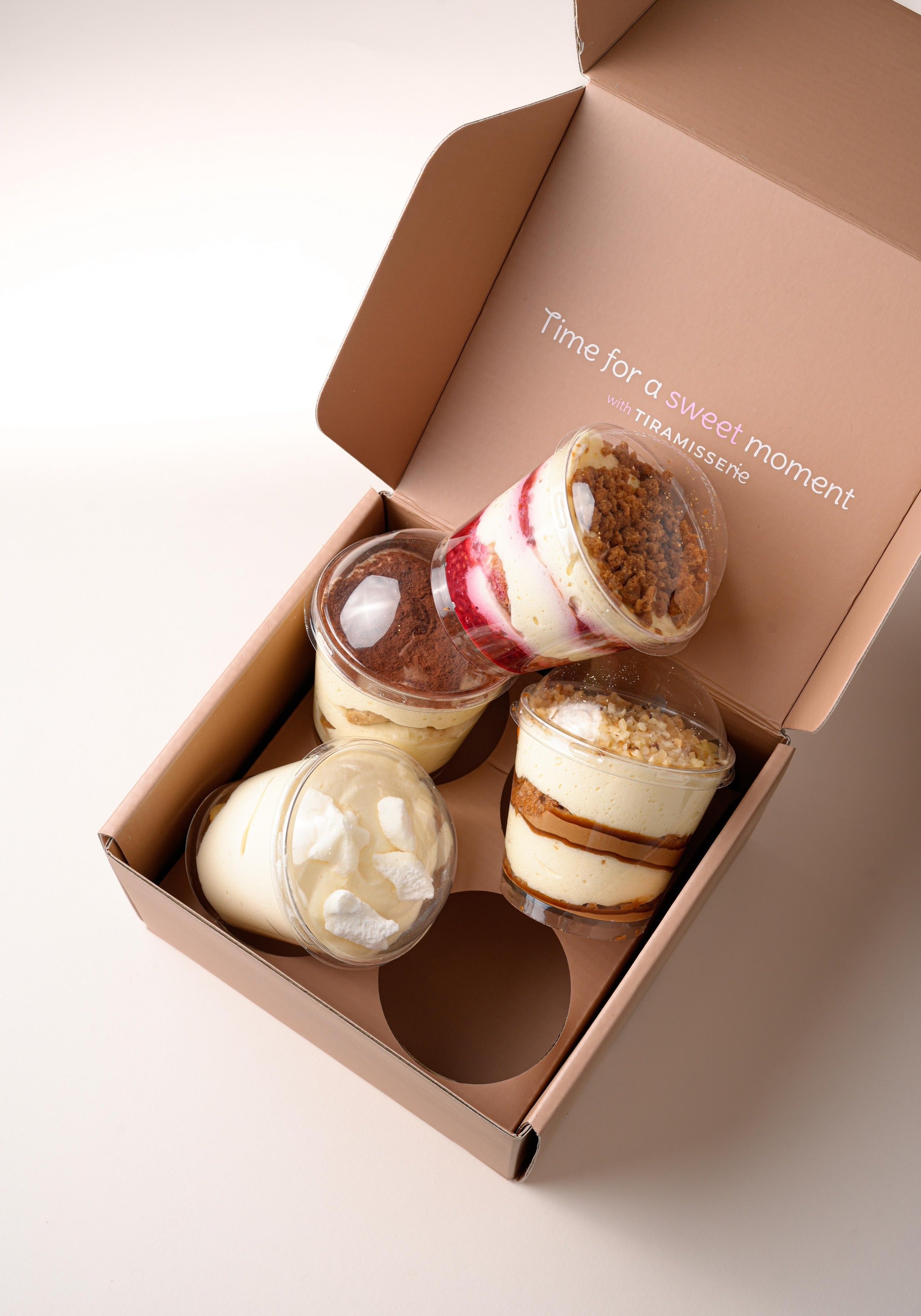 Box de tiramisus individuels