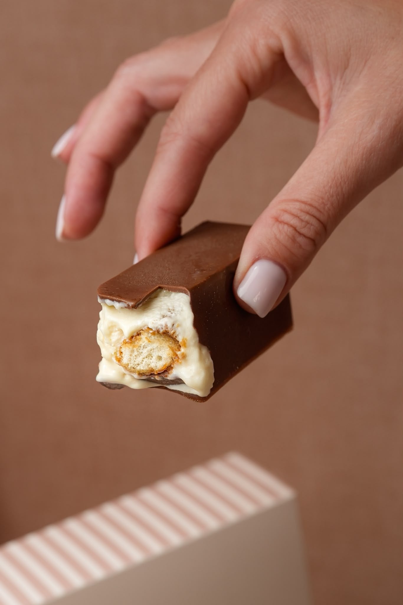 Barres glacées tiramisu