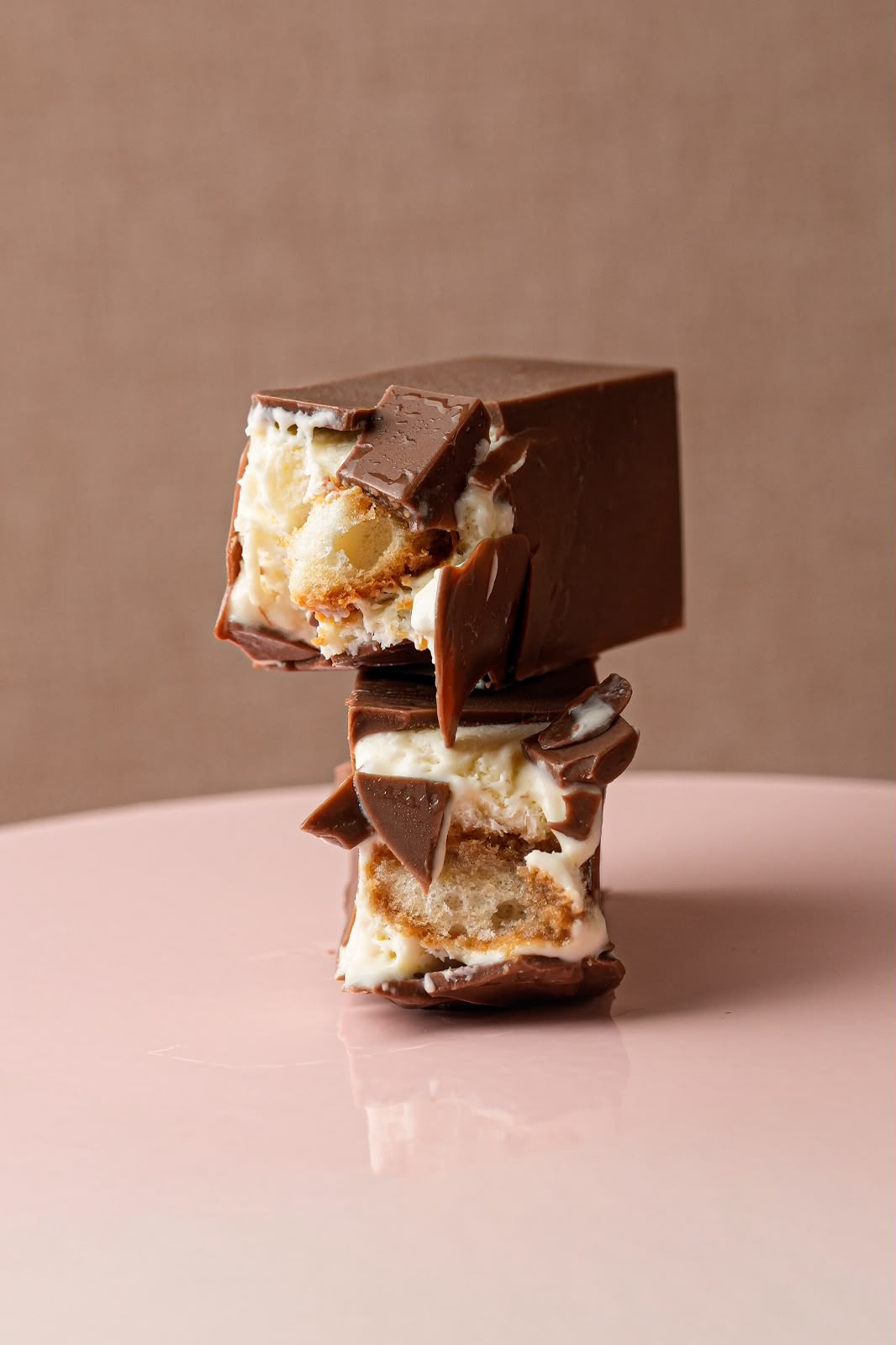 Barres glacées tiramisu